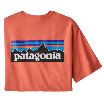 Tričko krátky rukáv Patagonia P-6 Logo Responsibili Tee Men Coho Coral