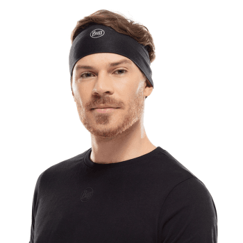 Čelenka Buff CoolNet UV+® Headband Solid Black SOLID BLACK