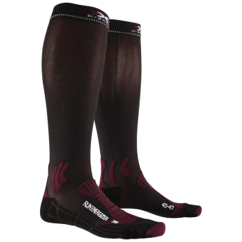 Ponožky X-Bionic Run Energizer Socks Dark Ruby-Black