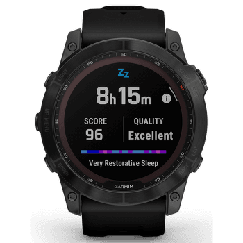 Hodinky Garmin fenix 7X Sapphire Solar Titan Black/Black Band