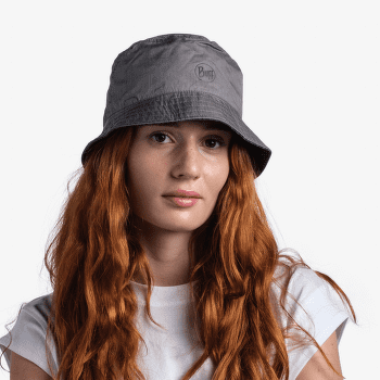 Čepice Buff TRAVEL BUCKET HAT Gline Black GLINE BLACK-GREY M/L