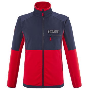 Mikina Millet Heritage Fleece Jacket Men RED/SAPHIR