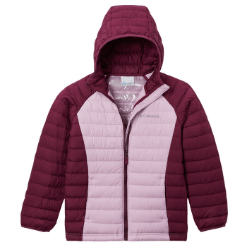 Bunda Columbia Powder Lite™ Hooded Jacket Girls Marionberry, Aura 616