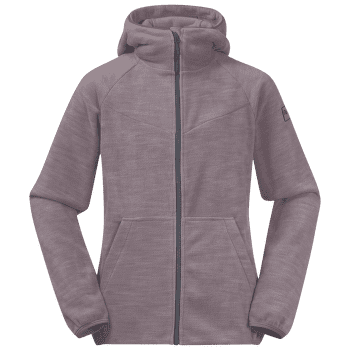 Mikina Bergans Hareid Youth Girl Jacket Lilac Chalk