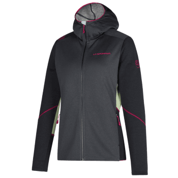 Mikina La Sportiva COSMIC HOODY Women Carbon/Celadon