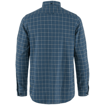 Košeľa dlhý rukáv Fjällräven Övik Flannel Shirt Men Indigo Blue-Flint Grey