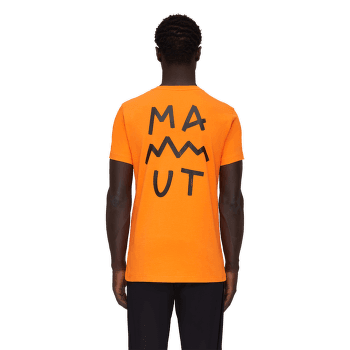 Triko krátký rukáv Mammut Massone T-Shirt Men Lettering deep ice 50550