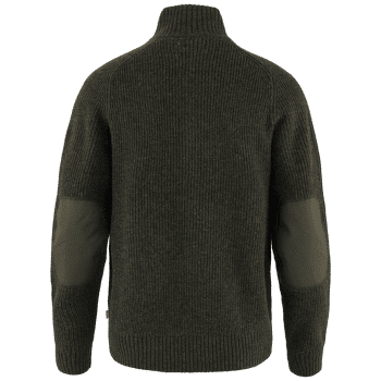 Svetr Fjällräven Övik Zip Cardigan Knit Men Dark Olive