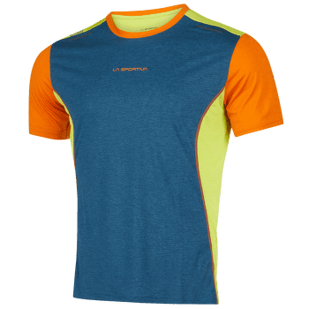 Tričko krátky rukáv La Sportiva Tracer T-Shirt Men Storm Blue/Lime Punch