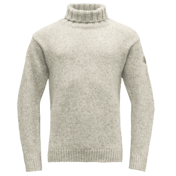 Svetr Devold Nansen Sweater High Neck 770A GREY MELANGE
