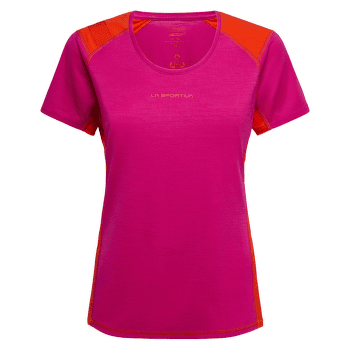 Tričko krátky rukáv La Sportiva COMPASS T-SHIRT Women Springtime/Cherry Tomato