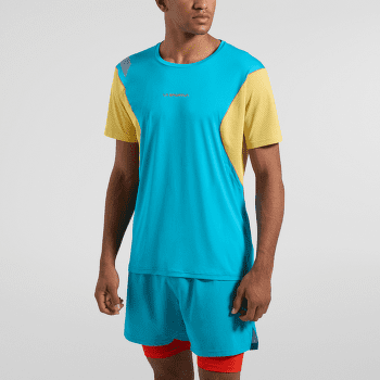 Tričko krátky rukáv La Sportiva RESOLUTE T-SHIRT Men Tropic Blue/Bamboo