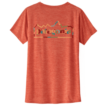 Triko krátký rukáv Patagonia Cap Cool Daily Graphic Shirt Women Unity Fitz: Pimento Red X-Dye