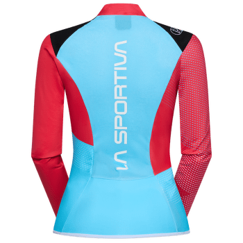 Bunda La Sportiva STRATOS VI Racing Jacket Women Hibiscus/Malibu Blue