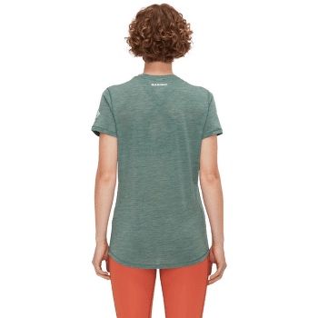 Triko krátký rukáv Mammut Tree Wool FL T-Shirt Women dark jade melange-40237