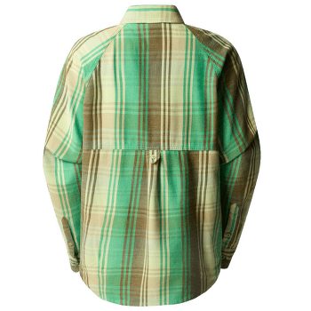 Košeľa dlhý rukáv The North Face SET UP CAMP FLANNEL Women OPTIC EMERALD TESSELLATION MEDIUM PLAID