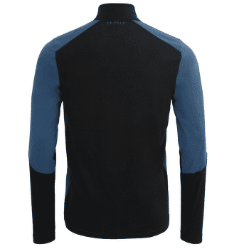 Tričko dlhý rukáv Devold Running Cover Zip Neck Men 422B FLOOD/ARROWWOOD/INK