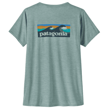 Tričko krátky rukáv Patagonia Cap Cool Daily Graphic Shirt Waters Women Boardshort Logo: Thermal Blue X-Dye