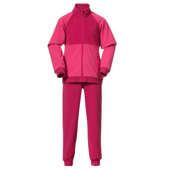 Mikina Bergans Smadol V5 LongZip Kids Set Raspberry Pink/Raspberry Red