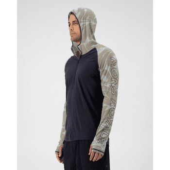 Mikina Mons Royale Temple Merino Air-Con Hood Men Signal Lost / 9 Iron