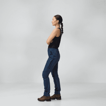 Kalhoty Fjällräven Abisko Hybrid Trail Trousers Women Black