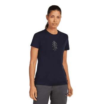 Triko krátký rukáv Icebreaker Merino 150 Tech Lite SS Tee Lancewood Women Midnight Navy