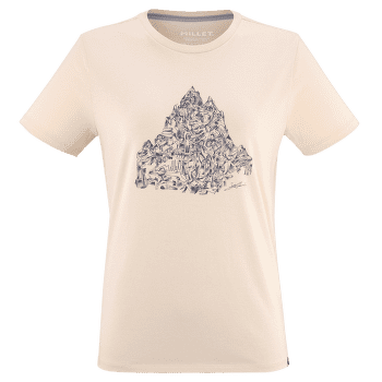 Tričko krátky rukáv Millet Cimai Collab TS SS Women VANILLA CREAM