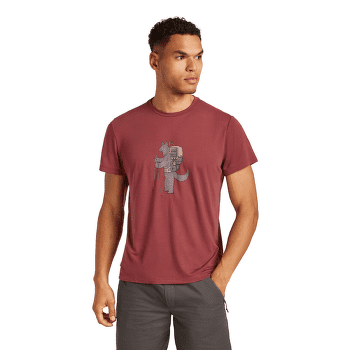 Triko krátký rukáv Icebreaker Merino Blend Core SS Tee Tech Head Men PORT