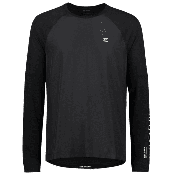 Mikina Mons Royale Tarn Merino Bike Wind Jersey Black