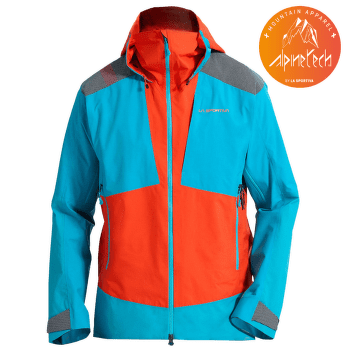 Bunda La Sportiva Supercouloir GTX Pro Jacket Men Cherry Tomato/Tropic Blue