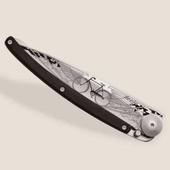 Nůž Deejo Earth Tattoo 37g, Granadilla Wood, Bicycle