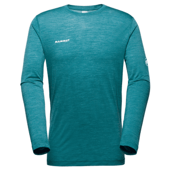 Triko dlouhý rukáv Mammut  Tree Wool FL Longsleeve Men 40324 deep teal melange