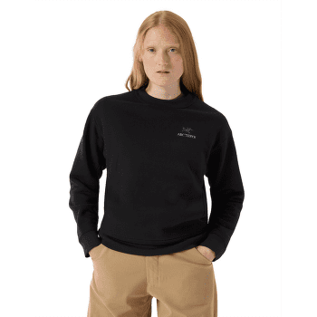 Mikina Arcteryx Emblem Fleece Crew Women Black