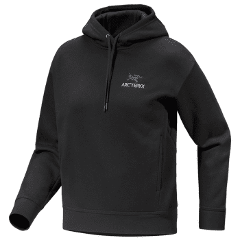 Mikina Arcteryx Emblem Fleece Hoody Women Black