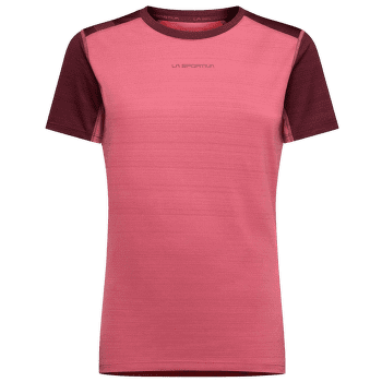 Triko krátký rukáv La Sportiva SUNFIRE T-SHIRT Women Rosebay/Redwood