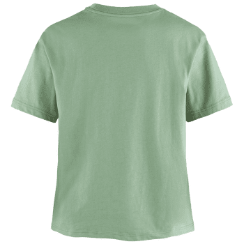 Tričko krátky rukáv Fjällräven Fjällblomster Logo T-Shirt Women Misty Green