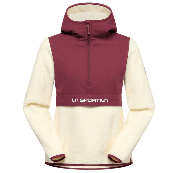 Mikina La Sportiva GUIDANCE SHERPA HOODY WOMEN Chalk/Redwood