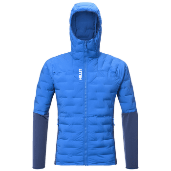 Bunda Millet M WHITE HYBRID HOODIE MEN ICON BLUE/DARK DENIM