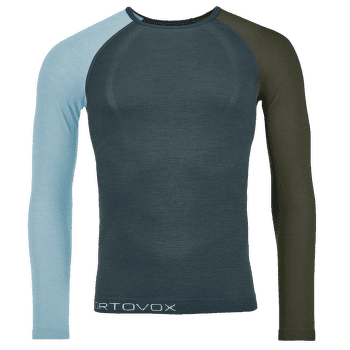 Triko dlouhý rukáv Ortovox 120 COMP LIGHT LONG SLEEVE MEN 87801 dark arctic grey