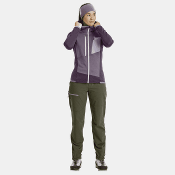 Bunda Ortovox FLEECE GRID HOODY WOMEN 54201 deep ocean