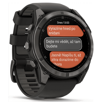 Hodinky Garmin fenix® 8 Pro – 51 mm, AMOLED, Sapphire, Carbon grey DLC titanium