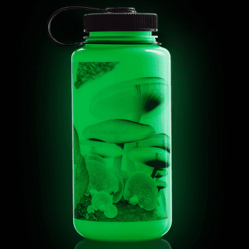 Fľaša Nalgene 32oz WM Glow Glow w/Black Mushrooms