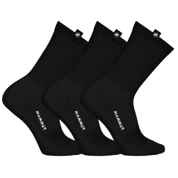 Ponožky Mammut Everyday Crew Socks 3 Pack black 0001