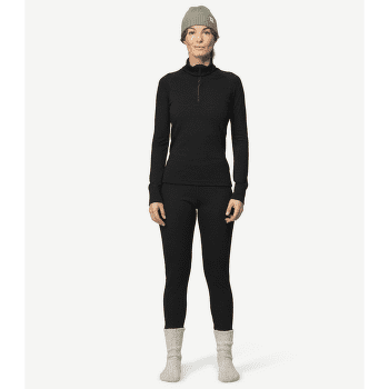 Triko dlouhý rukáv Devold Duo Active Zip Neck Women 951 BLACK