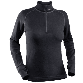 Triko dlouhý rukáv Devold Expedition Zip Neck Woman 950 BLACK