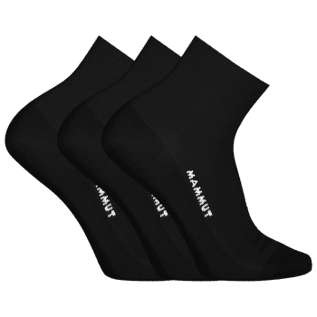 Ponožky Mammut EVERYDAY QUARTER SOCKS 3 PACK black 0001