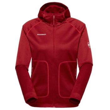 Mikina Mammut CRAG ML HOODED JACKET WOMEN 3818 dark mammut red