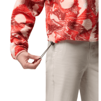 Mikina Columbia Helvetia™ II Printed Cropped Half Snap Women Poppy Red, Sunscape 606