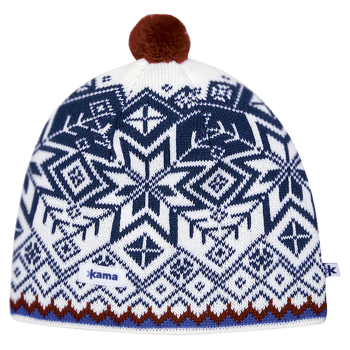 Čiapka Kama AW41 Windstopper Knitted Hat Off white