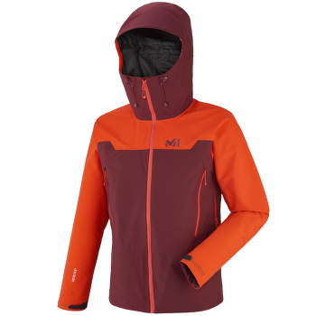 Bunda Millet Kamet 2 GTX Jacket Men BURGUNDY/ORANGE